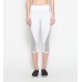 raquellingerie ACTIVEWEAR Sports Pants Sienna White Capri Pants
